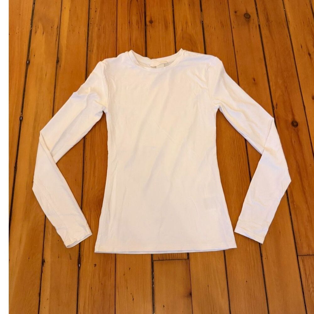 H&M Women's Longsleeve White Top - Skims Dupe XS